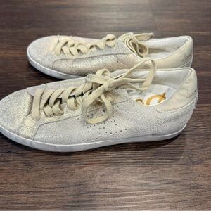 Sam Edelman Women's Goldish Cream Sneakers